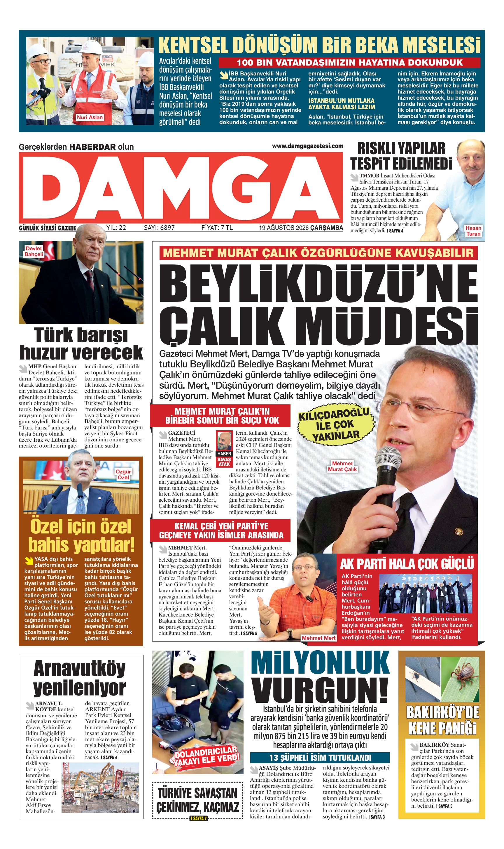 https://www.damgagazetesi.com/DAMGA 19 Ağustos Çarşamba Sayfaları
