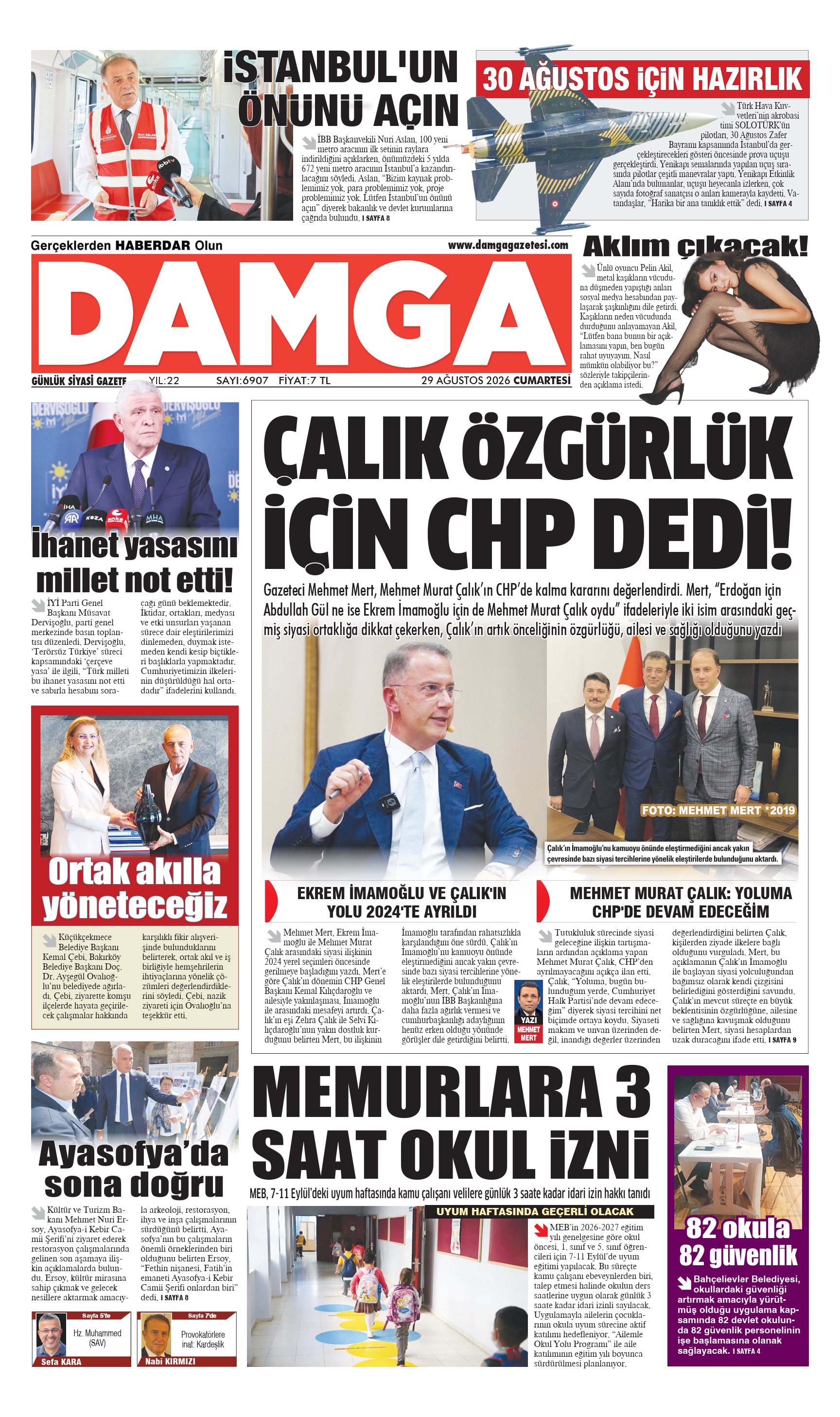 https://www.damgagazetesi.com/DAMGA 29 Ağustos Cumartesi Sayfaları