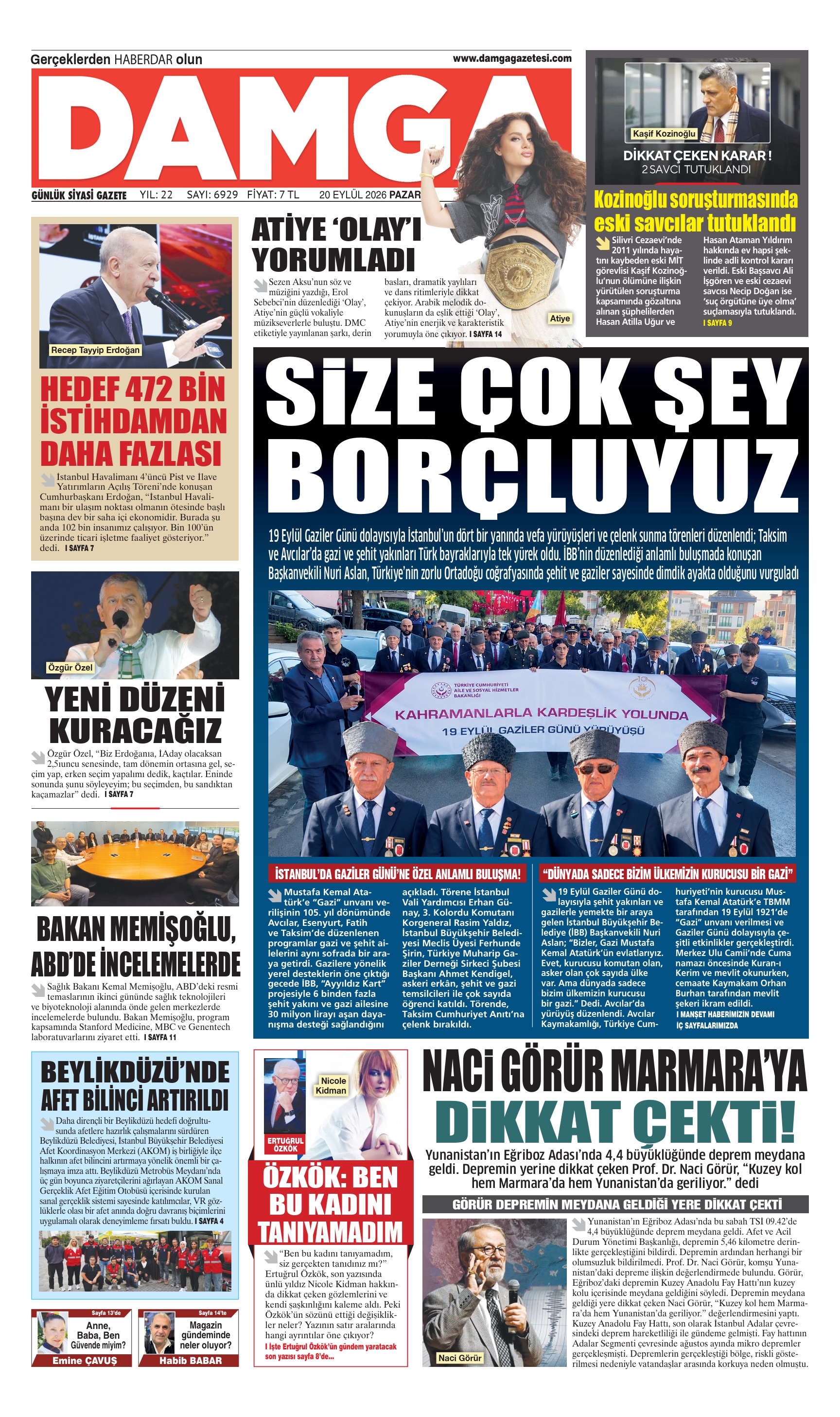 https://www.damgagazetesi.com/DAMGA 20 Eylül Pazar Sayfaları