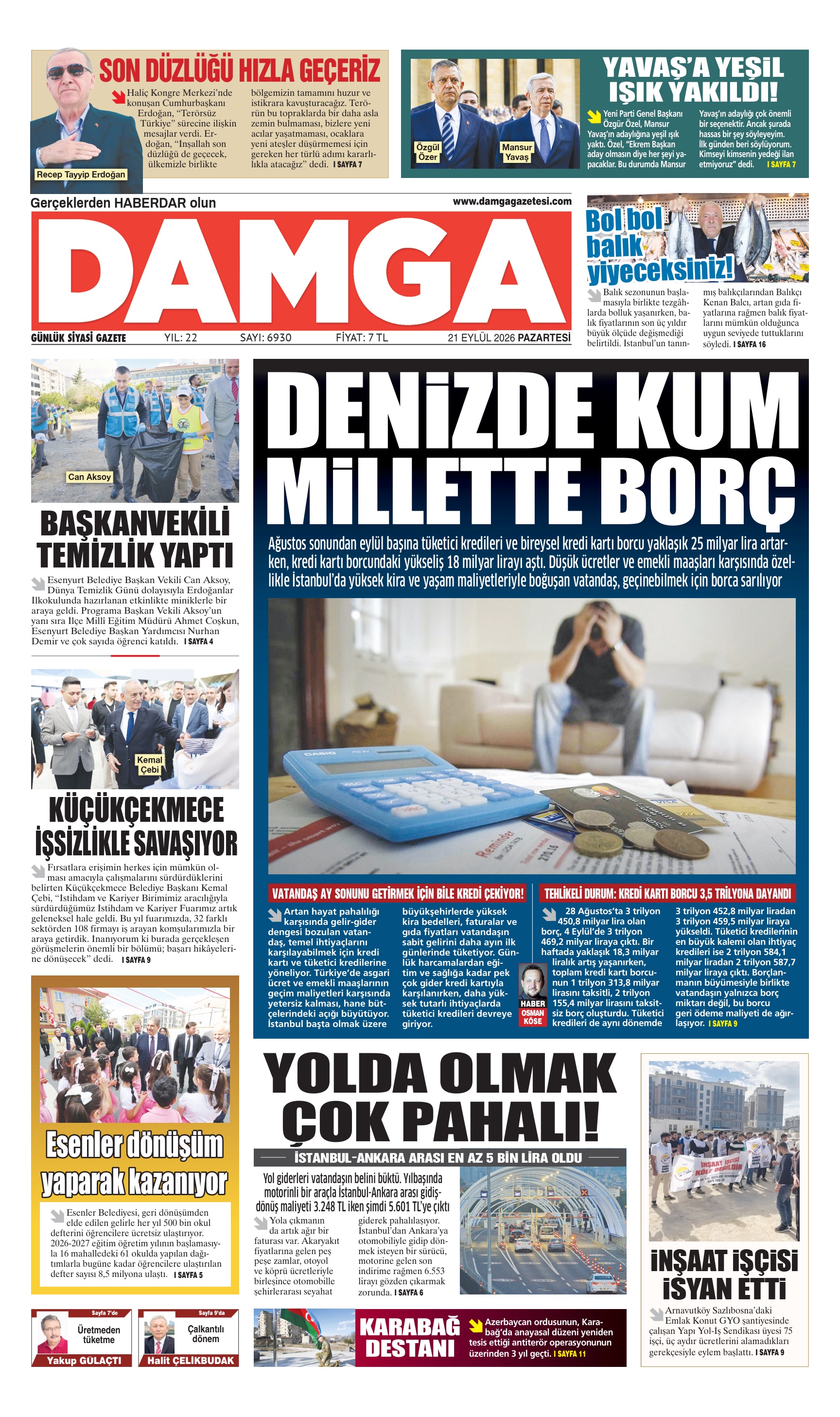 https://www.damgagazetesi.com/DAMGA 21 Eylül Pazartesi Sayfaları
