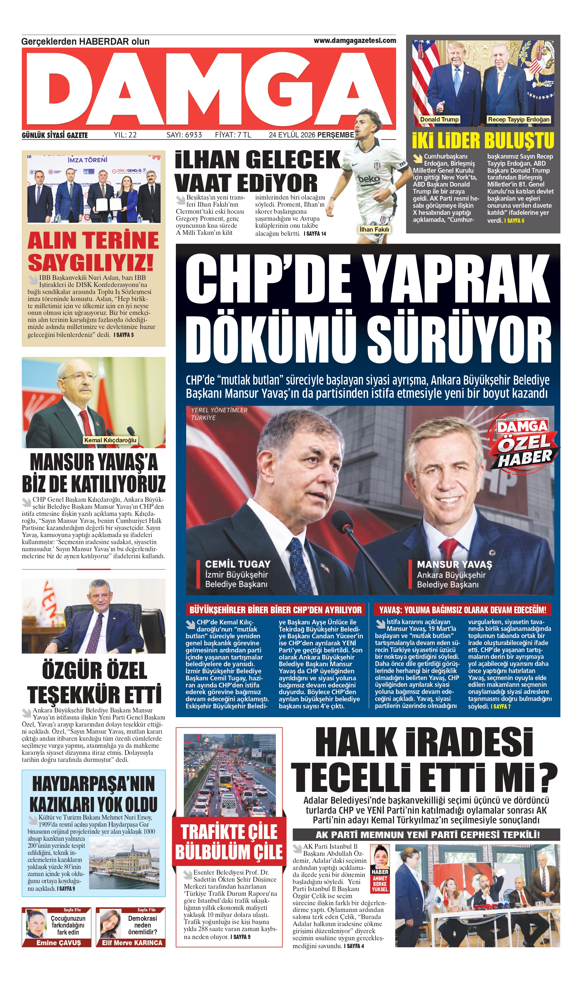 https://www.damgagazetesi.com/DAMGA 24 Eylül Perşembe Sayfaları
