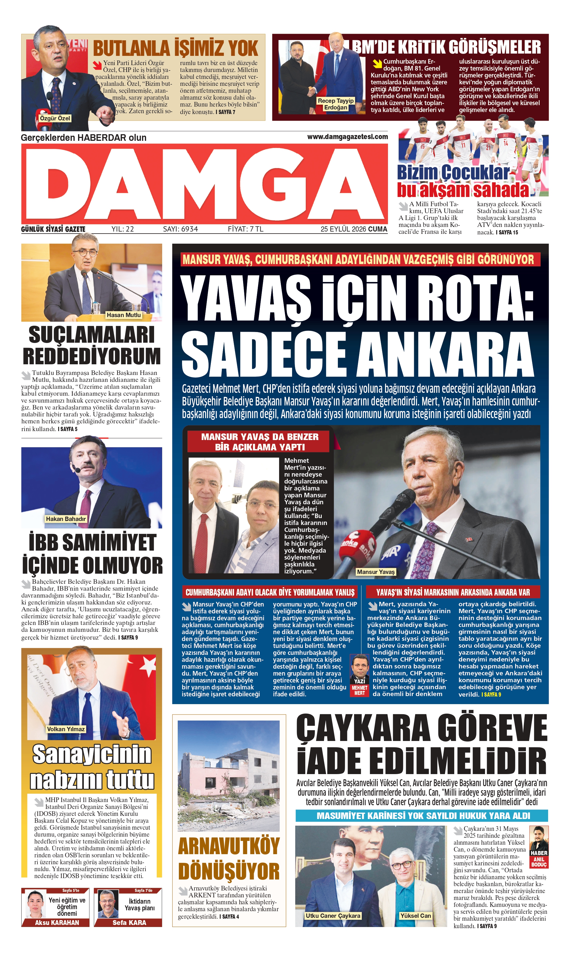 https://www.damgagazetesi.com/DAMGA 25 Eylül Cuma Sayfaları