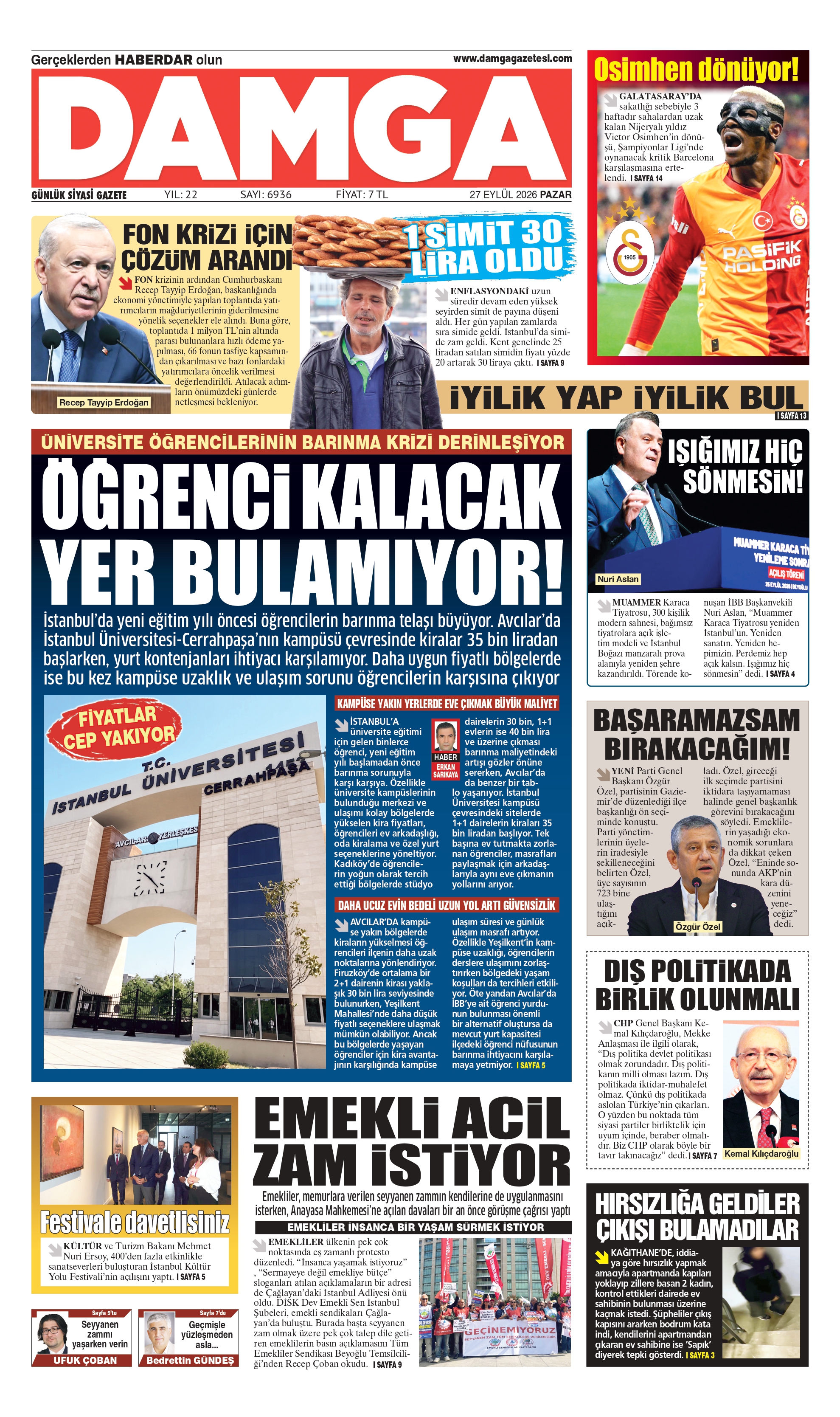 https://www.damgagazetesi.com/DAMGA 26 Eylül Pazar Sayfaları