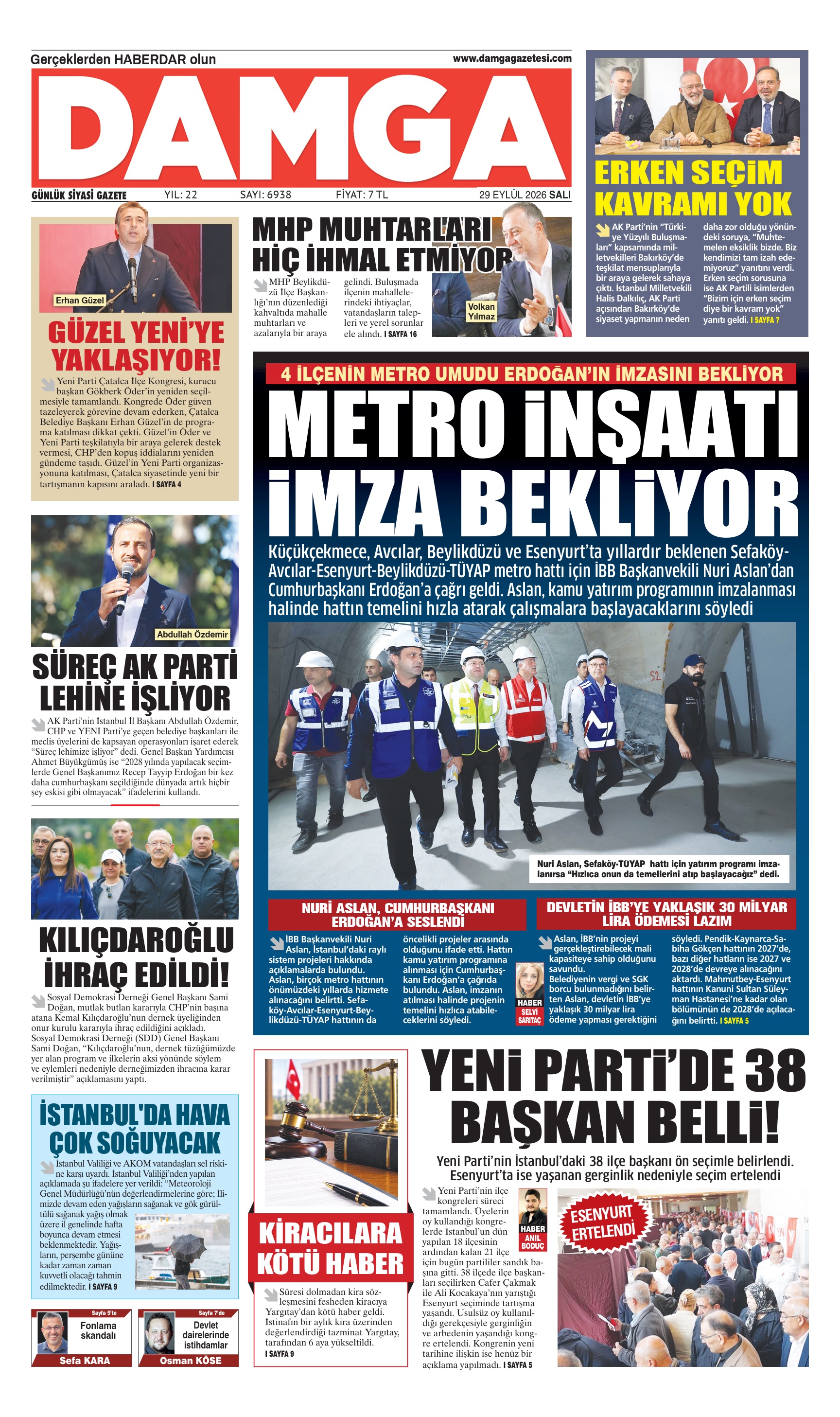 https://www.damgagazetesi.com/DAMGA 29 Eylül Salı Sayfaları