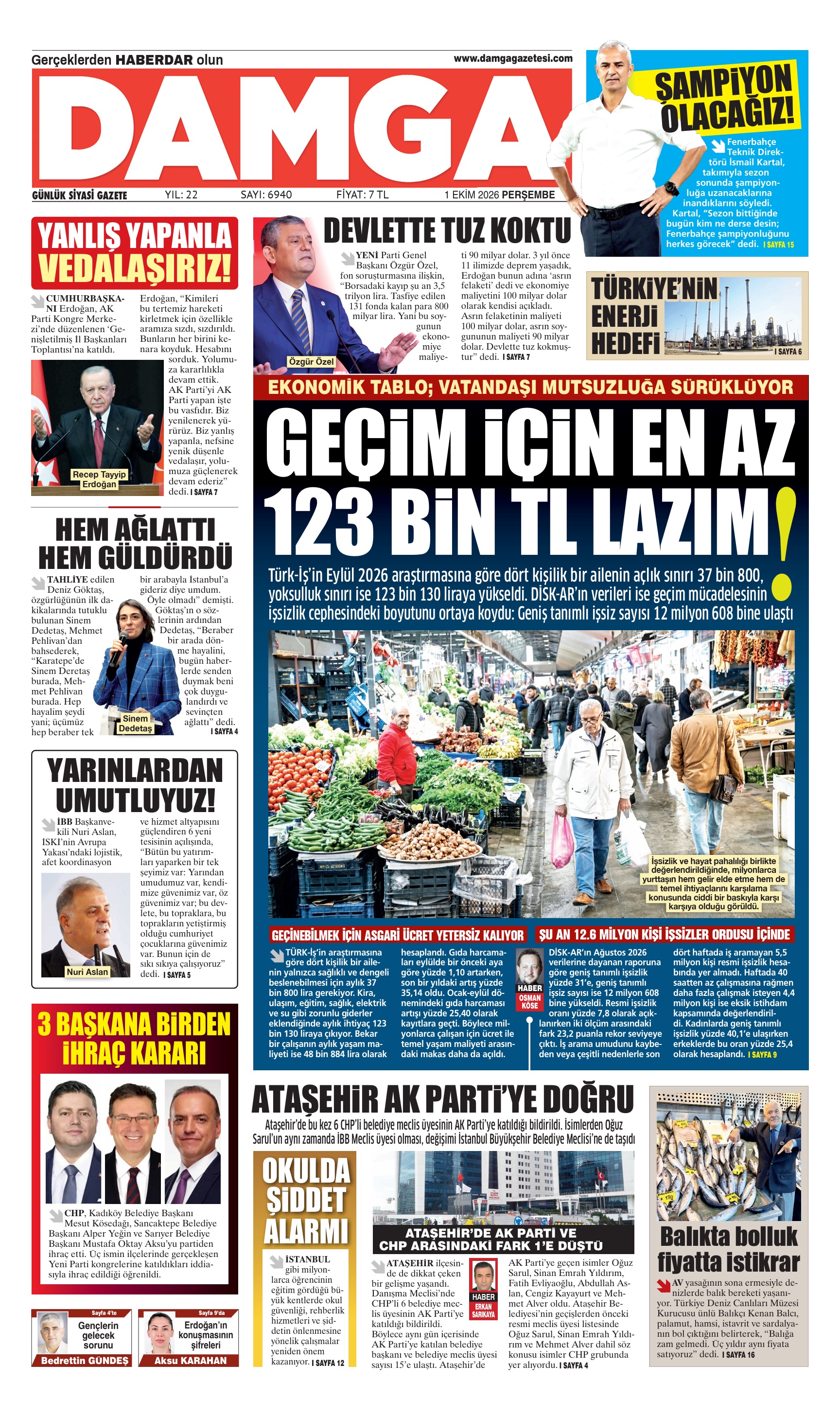 https://www.damgagazetesi.com/DAMGA 1 Ekim Perşembe Sayfaları