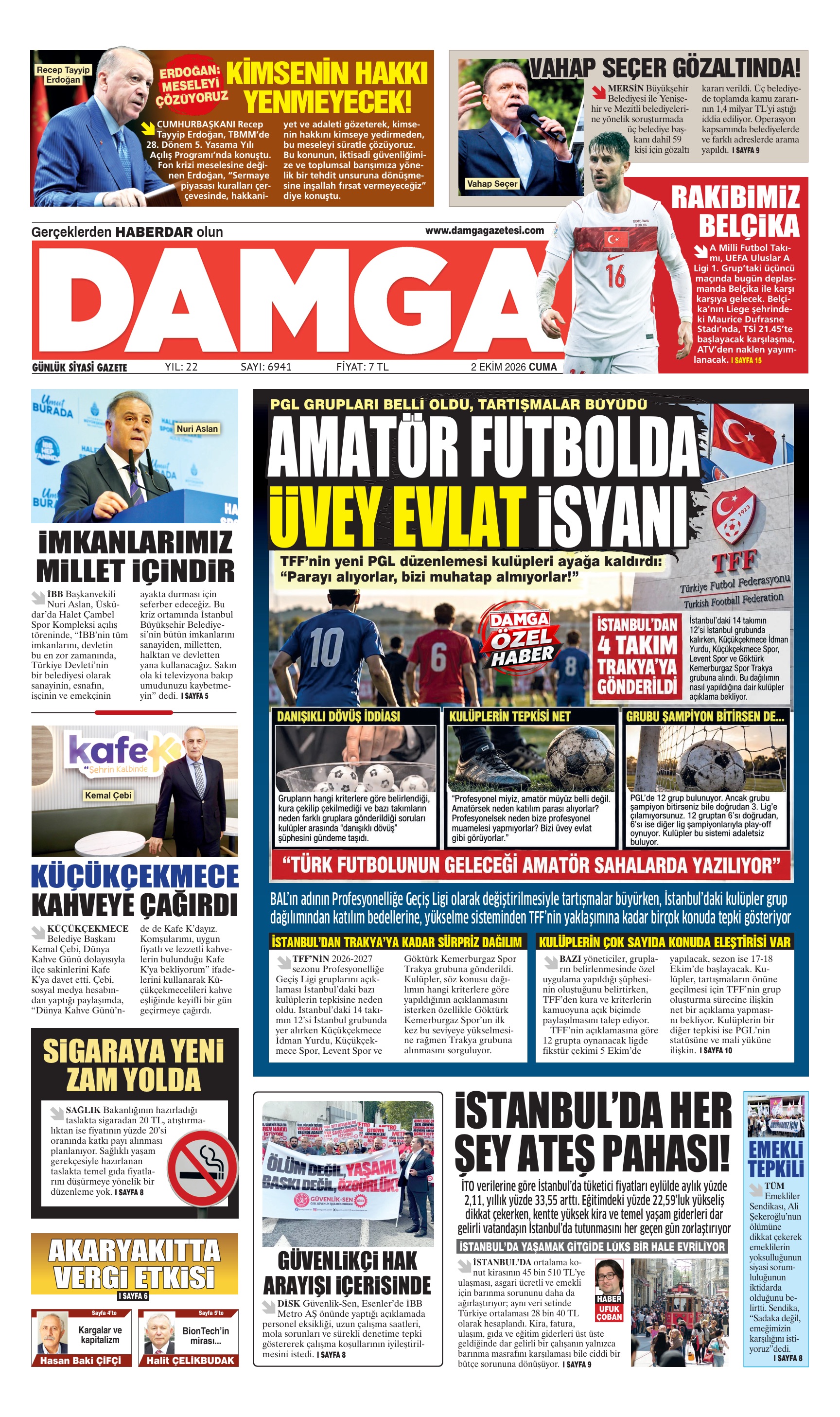 https://www.damgagazetesi.com/DAMGA 2 Ekim Cuma Sayfaları