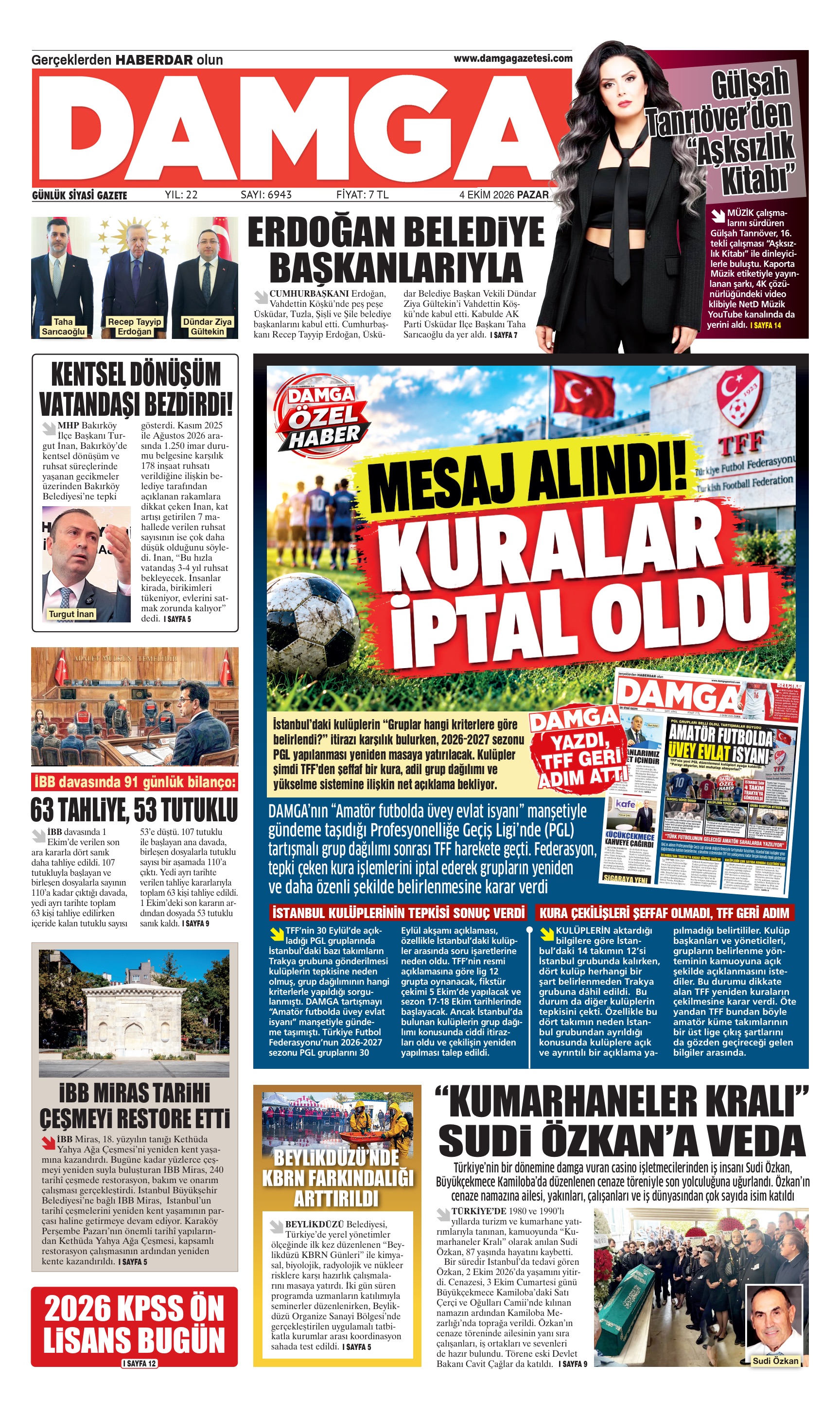 https://www.damgagazetesi.com/DAMGA 4 Ekim Pazar Sayfaları