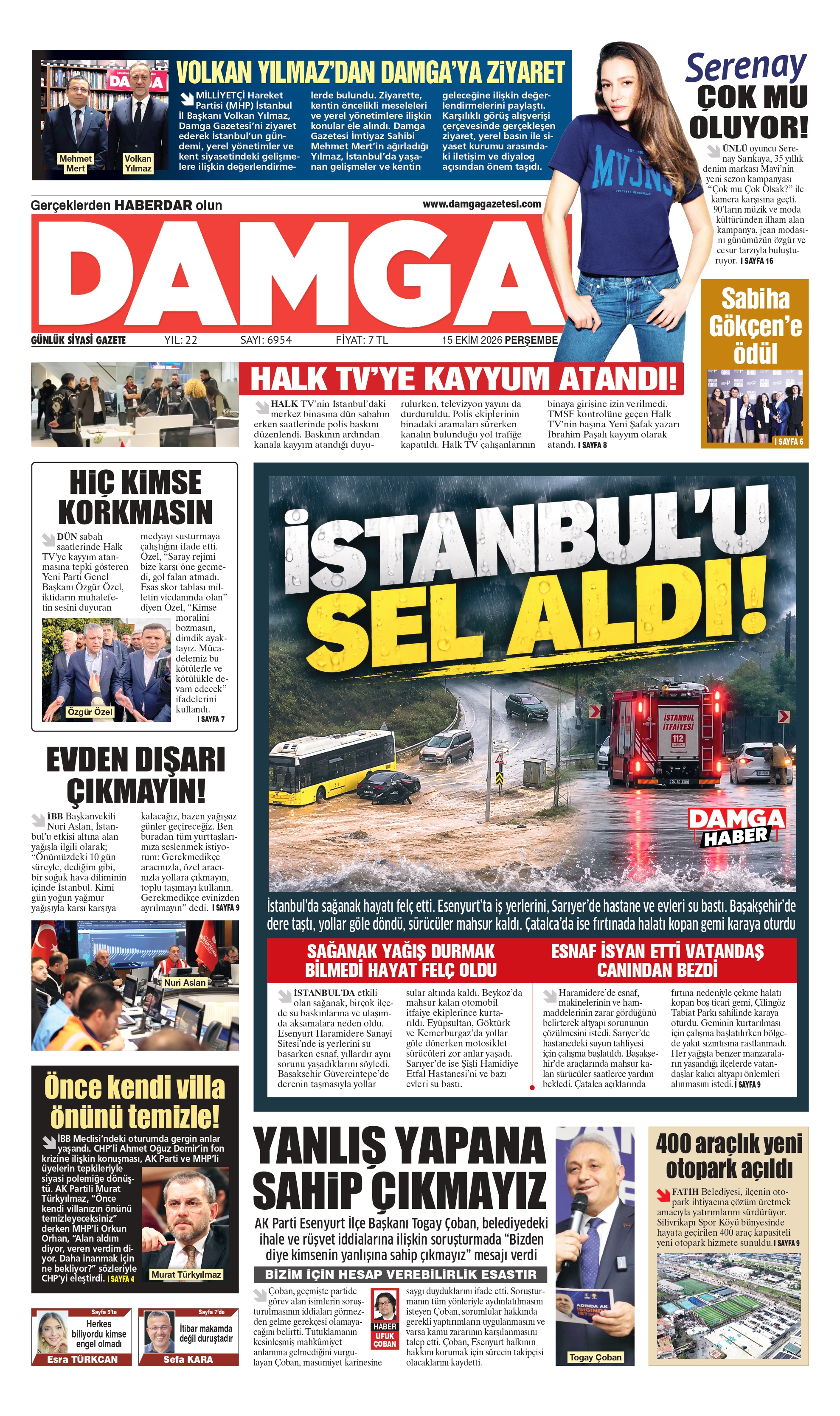 https://www.damgagazetesi.com/DAMGA 15 Ekim Perşembe Sayfaları