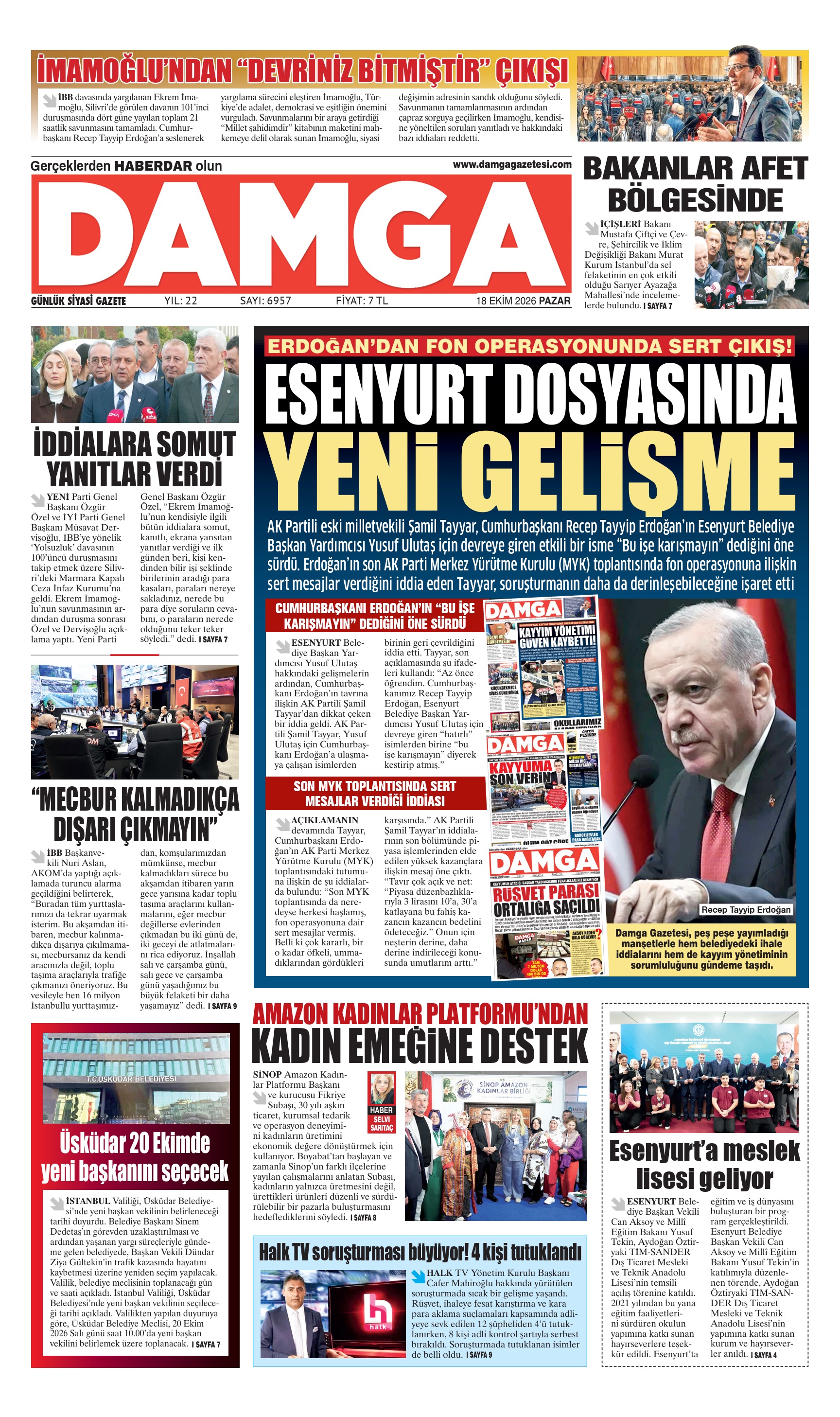 https://www.damgagazetesi.com/DAMGA 18 Ekim Pazar Sayfaları