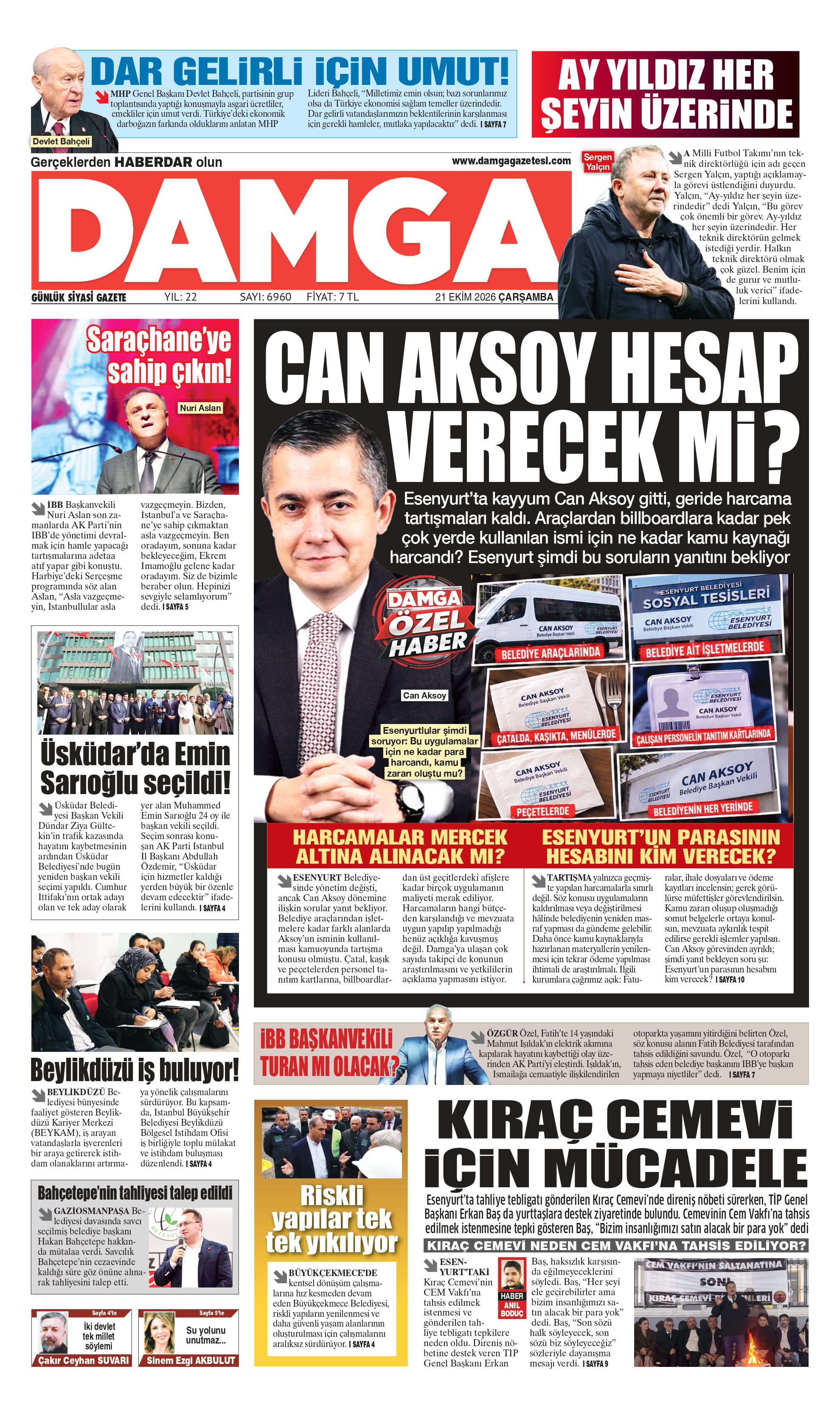 https://www.damgagazetesi.com/DAMGA 21 Ekim Çarşamba Sayfaları