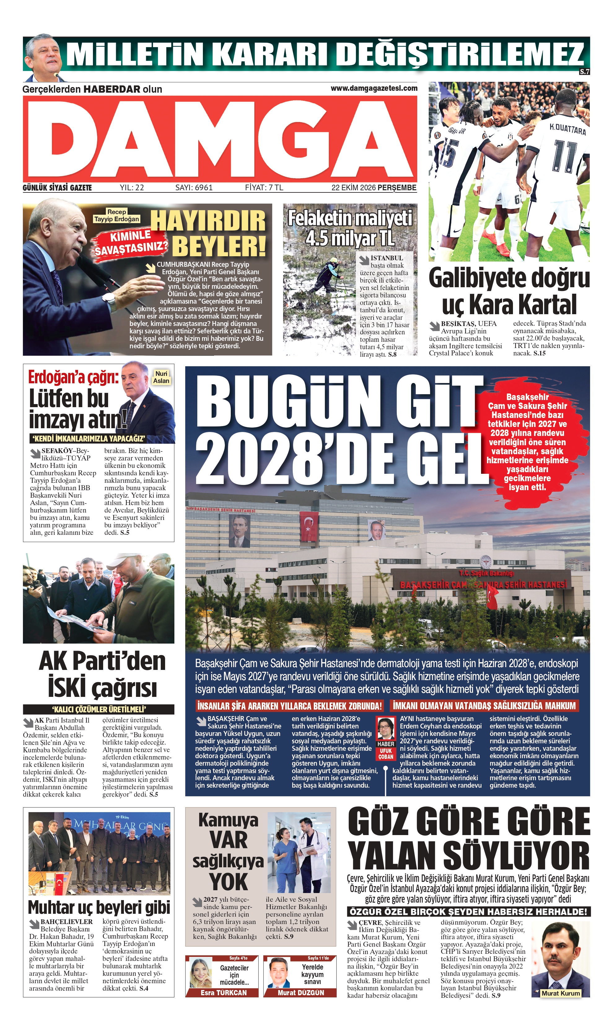 https://www.damgagazetesi.com/DAMGA 22 Ekim Perşembe Sayfaları