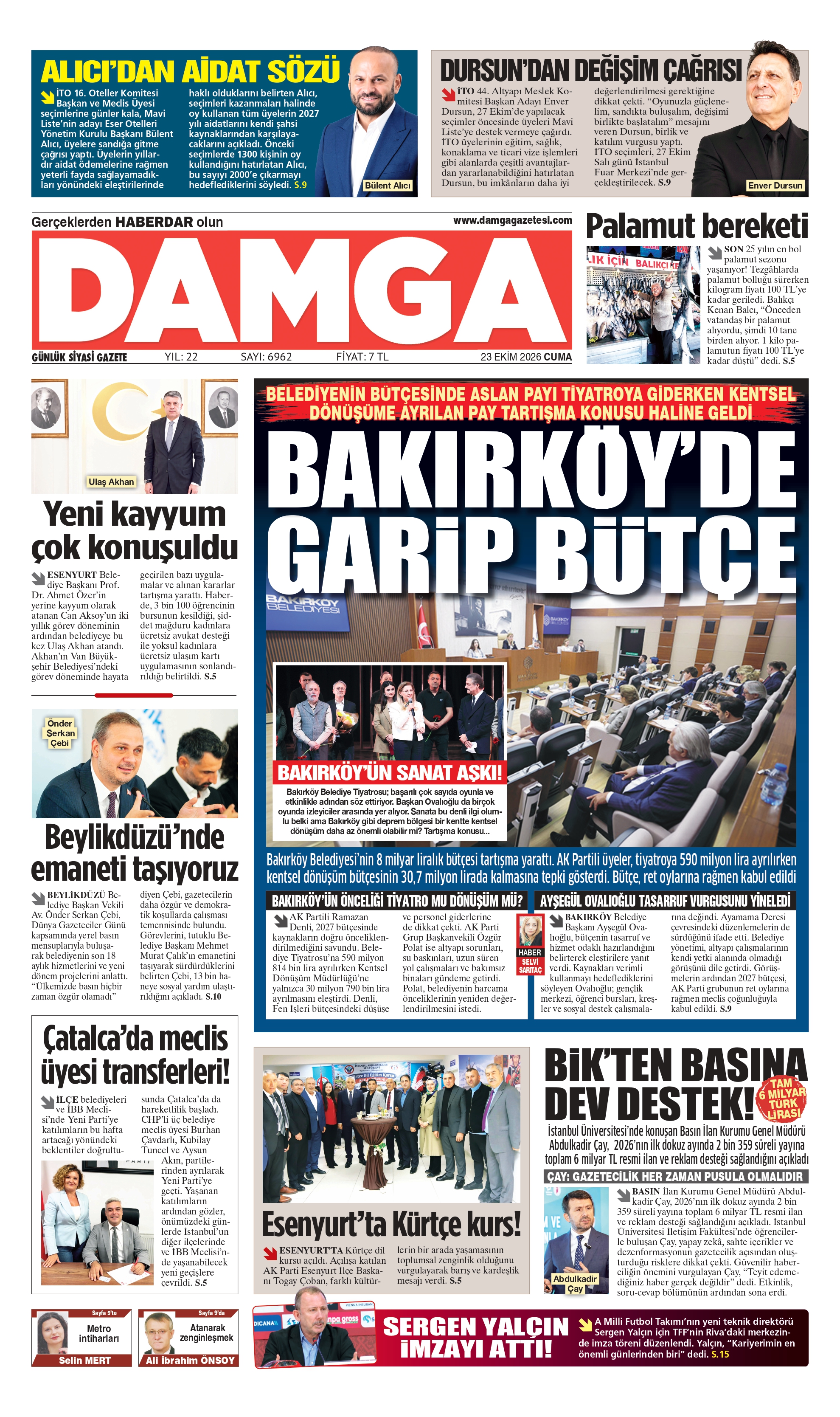 https://www.damgagazetesi.com/DAMGA 23 Ekim Cuma Sayfaları