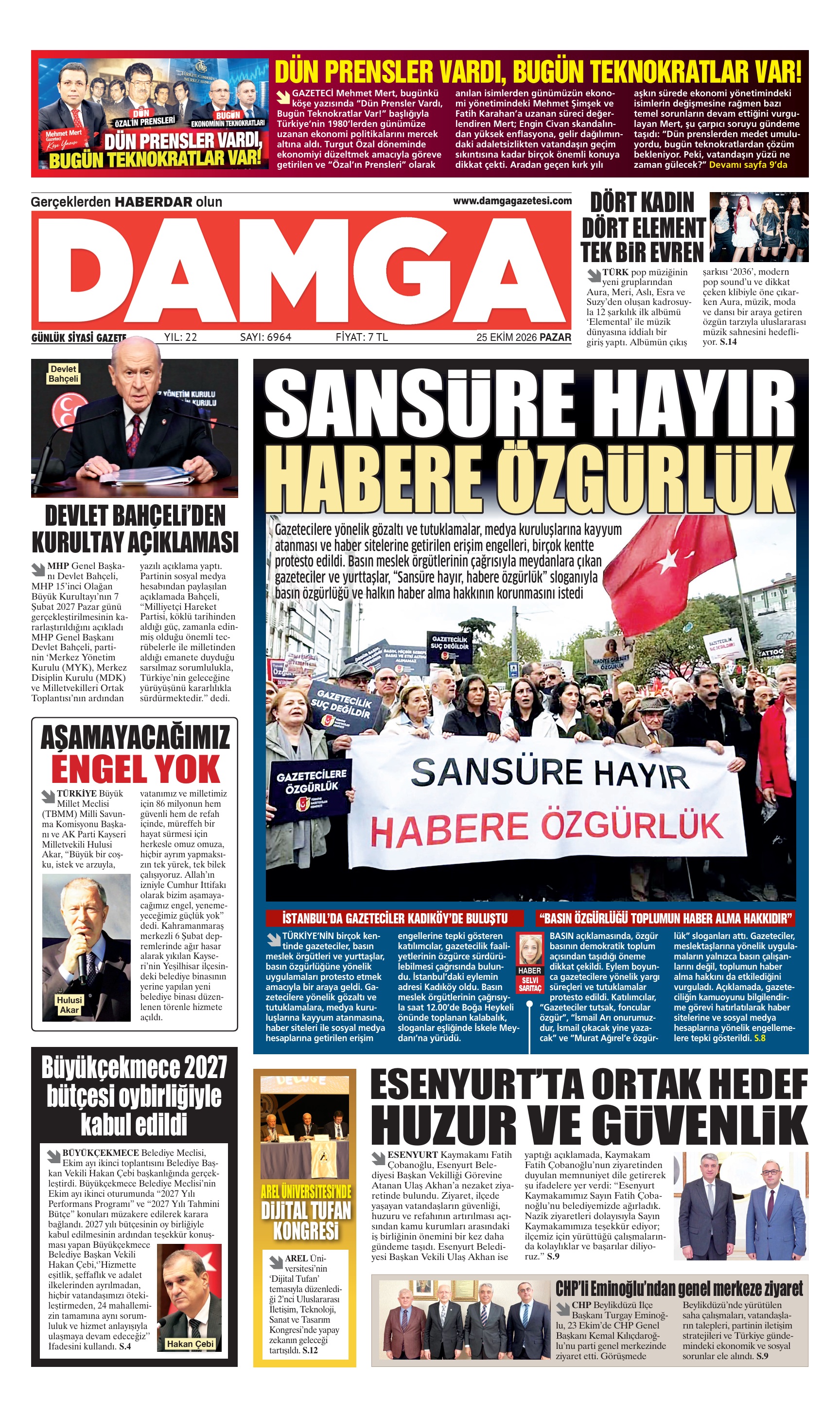 https://www.damgagazetesi.com/DAMGA 25 Ekim Pazar Sayfaları
