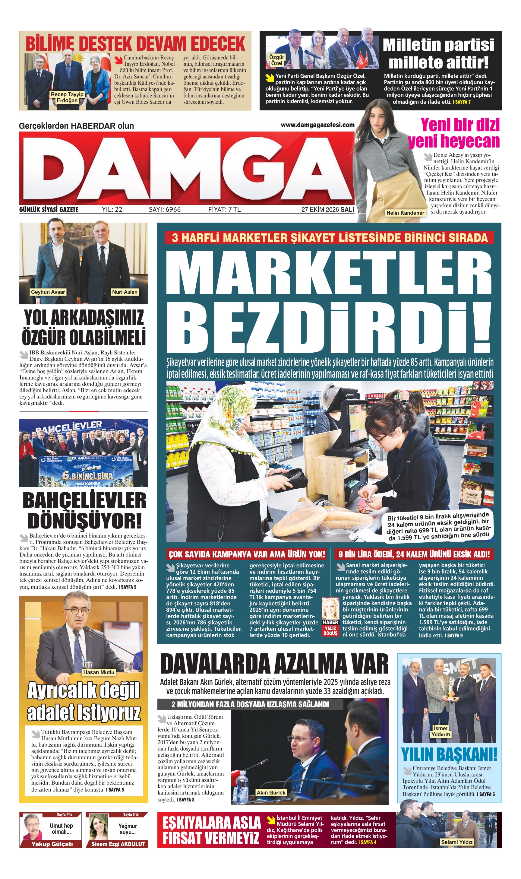 https://www.damgagazetesi.com/DAMGA 27 Ekim Salı Sayfaları