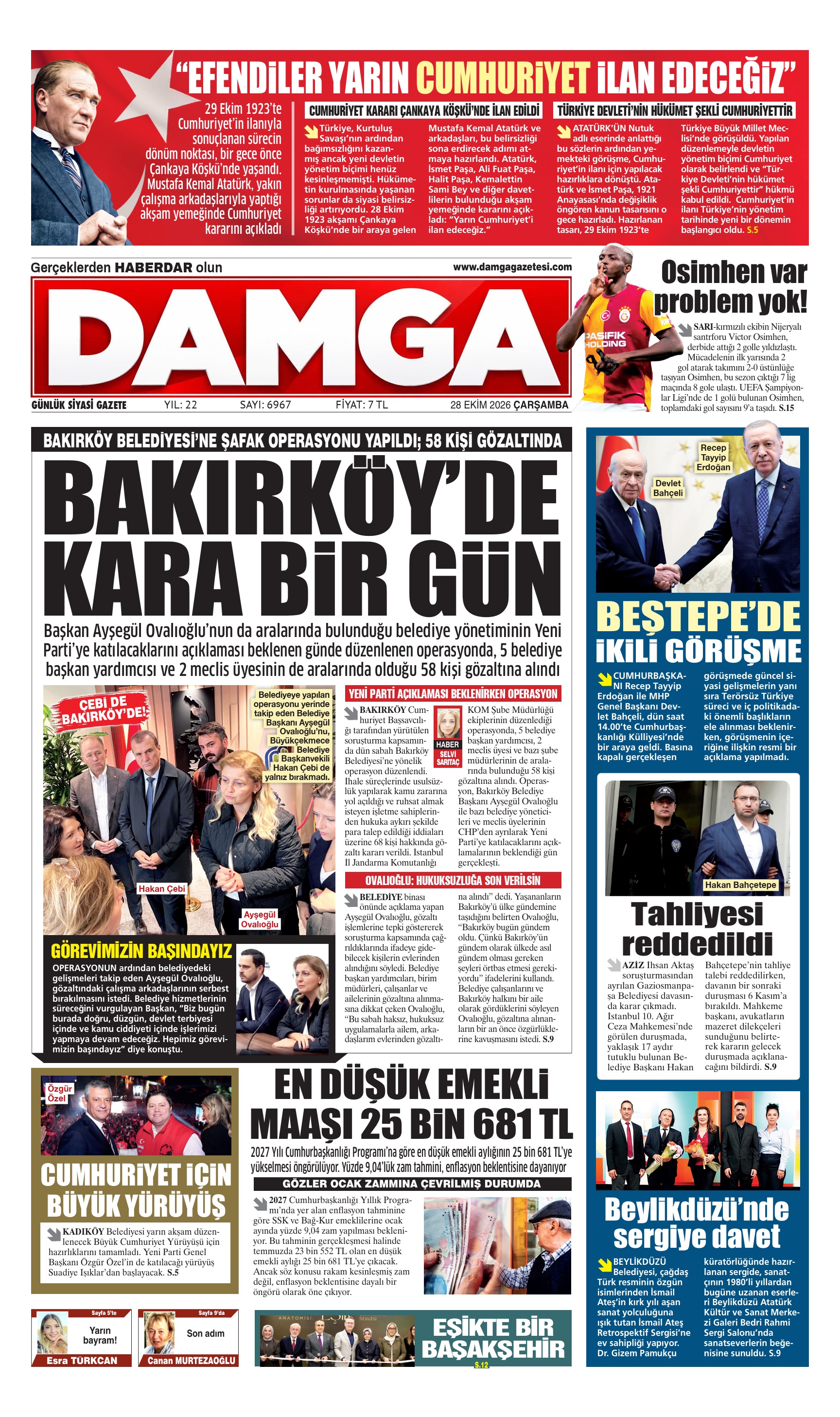 https://www.damgagazetesi.com/DAMGA 28 Ekim Çarşamba Sayfaları