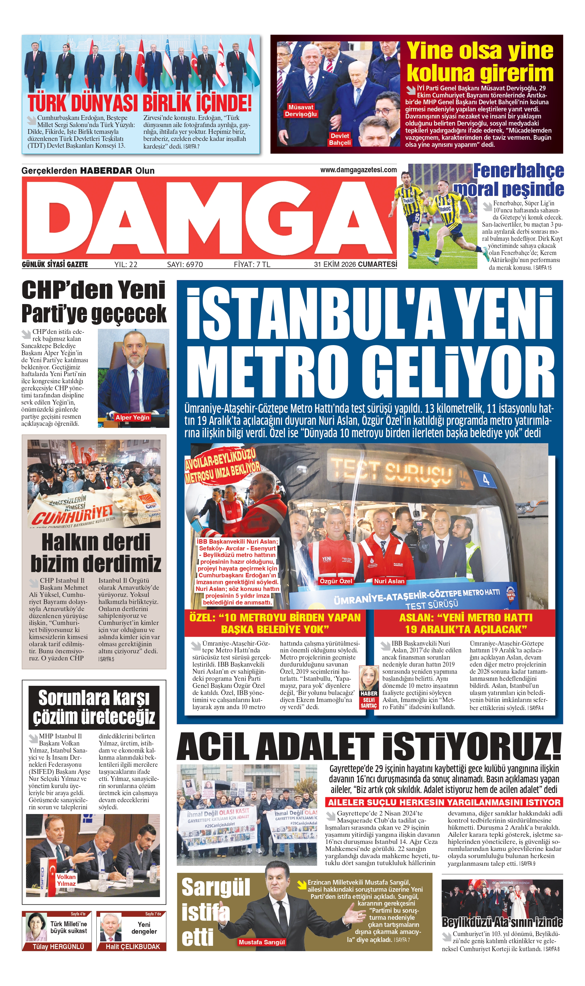 https://www.damgagazetesi.com/DAMGA 31 Ekim Cumartesi Sayfaları